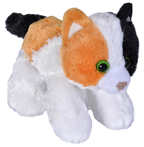 kawaii calico cat plush