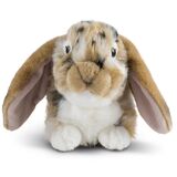 Brown Dutch Lop Ear Rabbit Plush Toy  - Living Nature