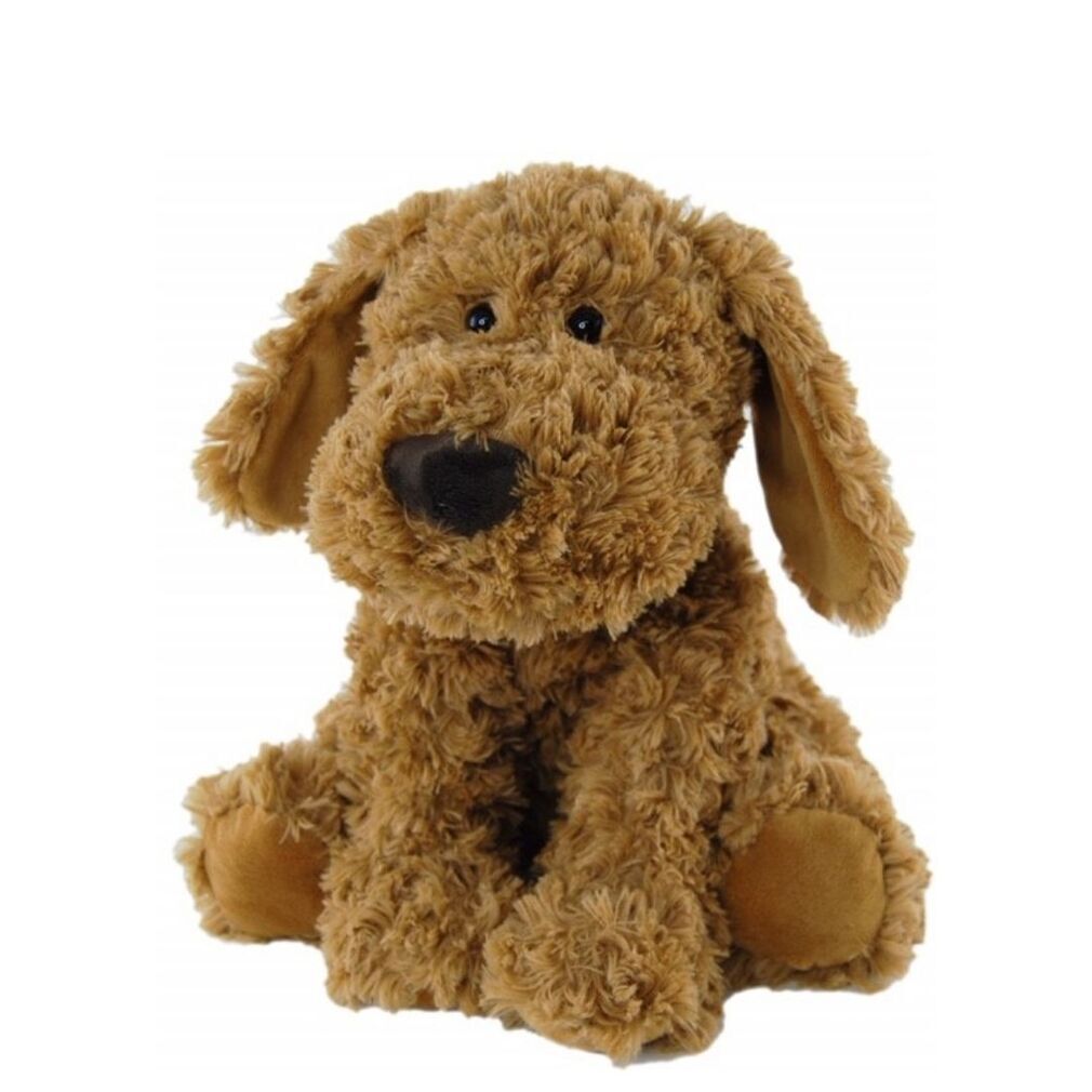 Brown stuffed dog on sale