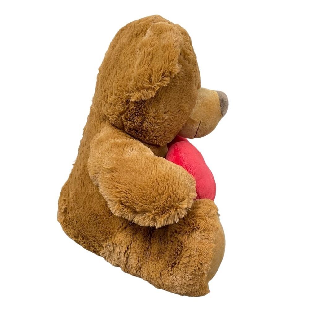 My Buddy Valentine Medium Brown Teddy Bear with Love Heart 40cm