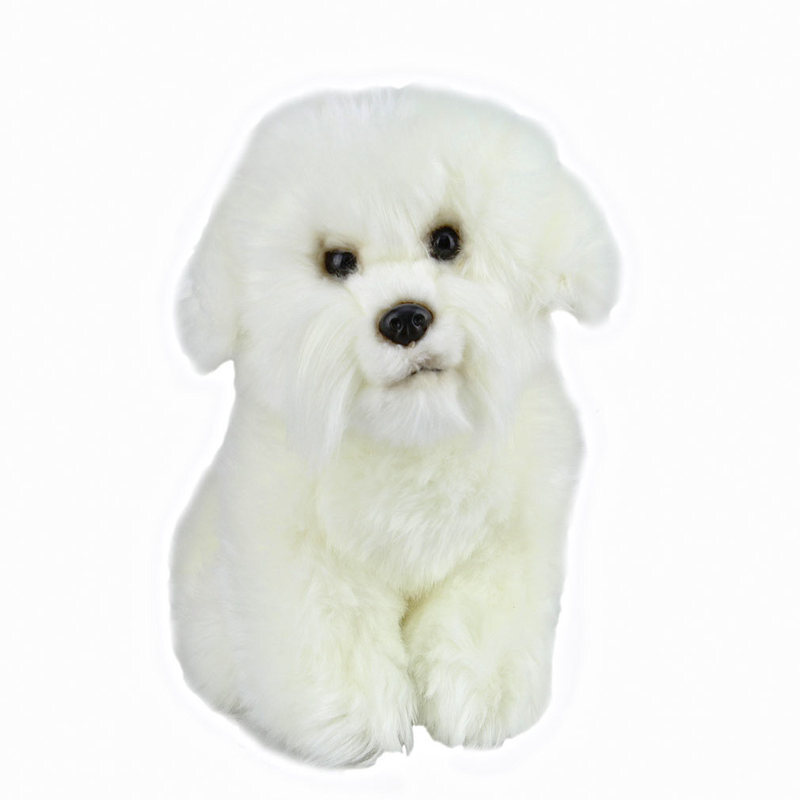 Faithful Friends Poodle White 12" Soft Toy Dog 