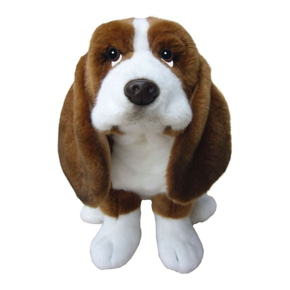 Basset Hound Dog soft plush toy 24cm toy dog Faithful Friends Collectables
