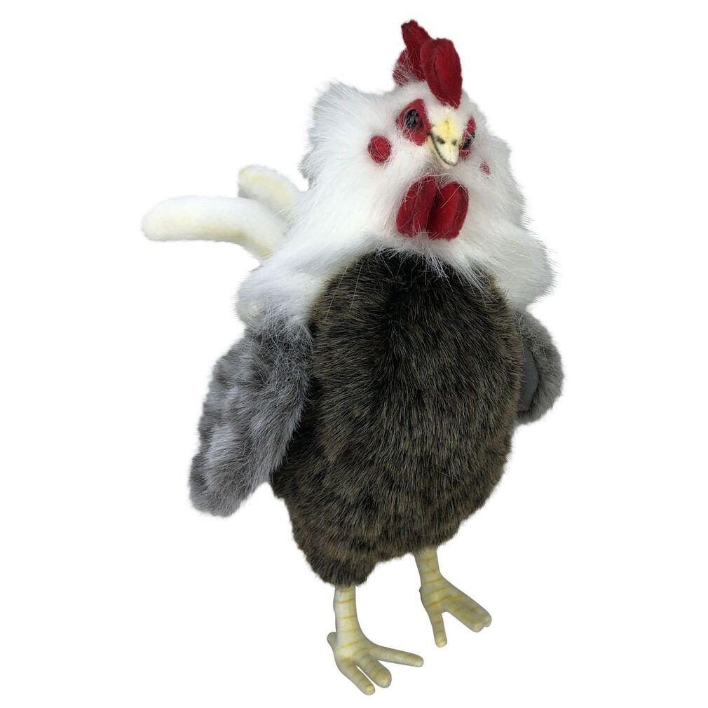 Hansa Grey Hen 5622 Plush Soft Toy Chicken Sold by Lincrafts UK Est 1993 