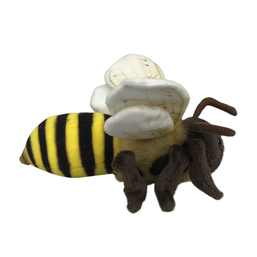 Honey Bee-coleccionable felpa Realista Juguete Suave por Hansa 22cm 6565 