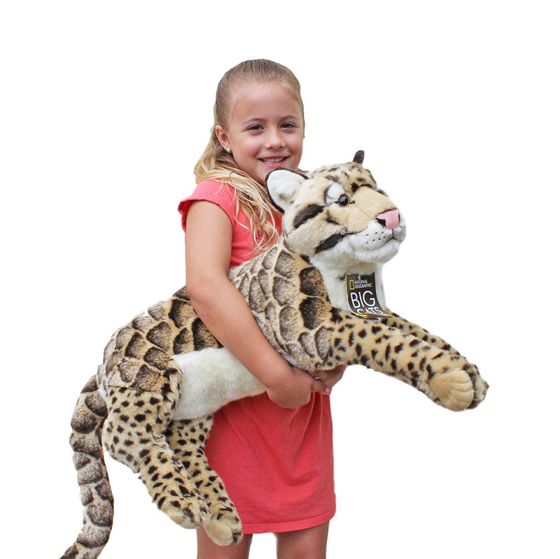pink cheetah stuffed animal