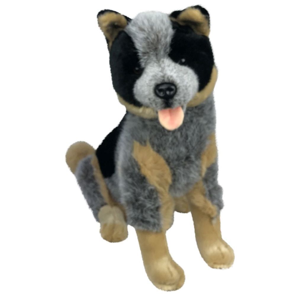 Cattle Dog Blue Heeler soft plush stuffed toy BLUEY 11"/28cm by Bocchetta NEW