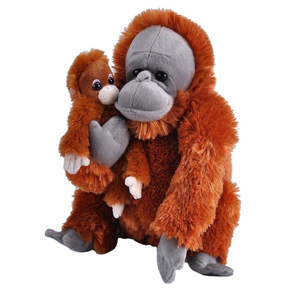  Orangutan  Soft Plush  Toy Wild Republic Mum and Baby 