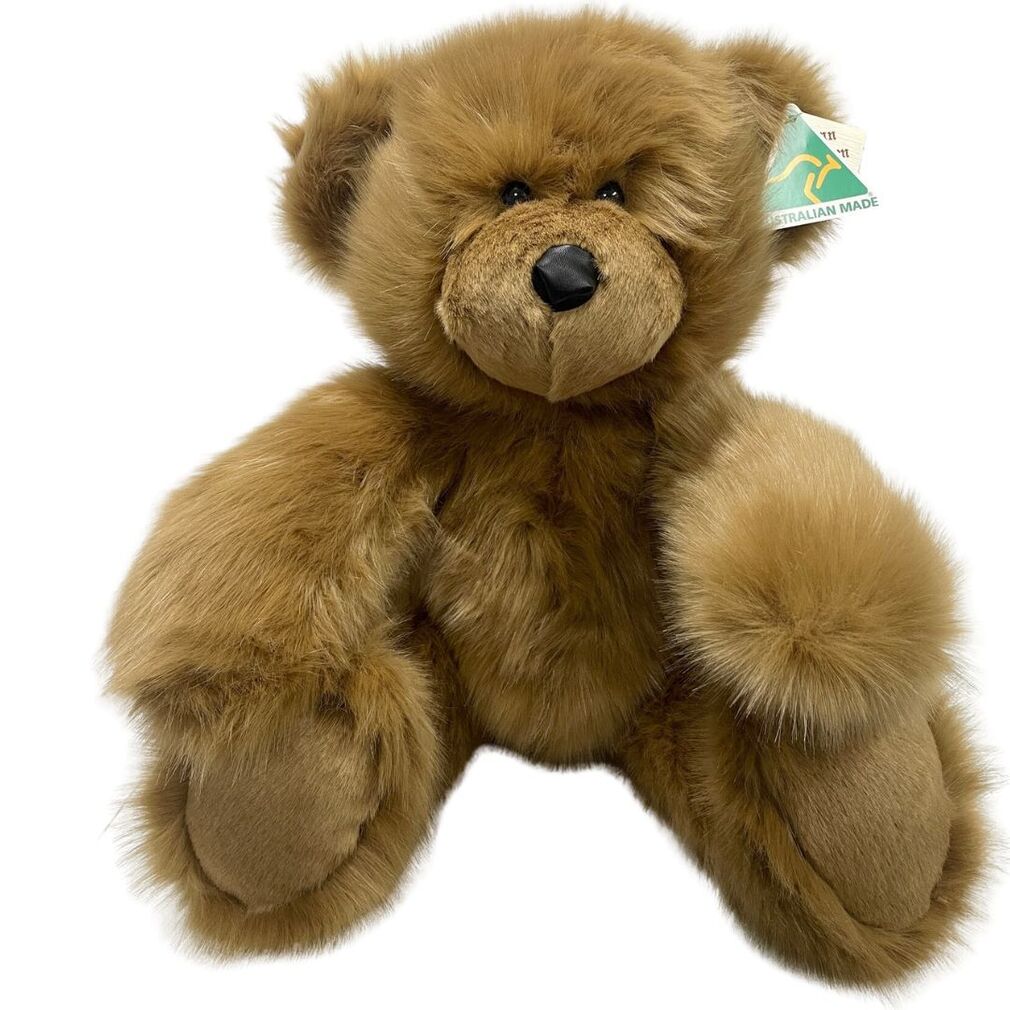 Jumbo Australian Made Teddy Bear soft toy Brown