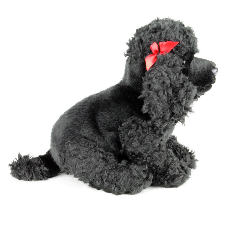 Black poodle stuffed animal sales