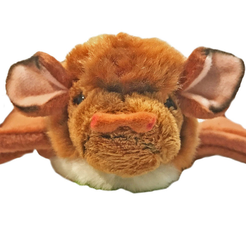 bat with stuffed animal