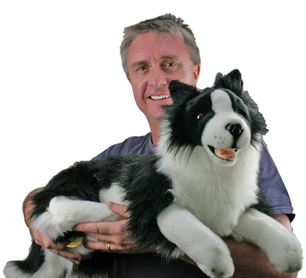 border collie plush toy