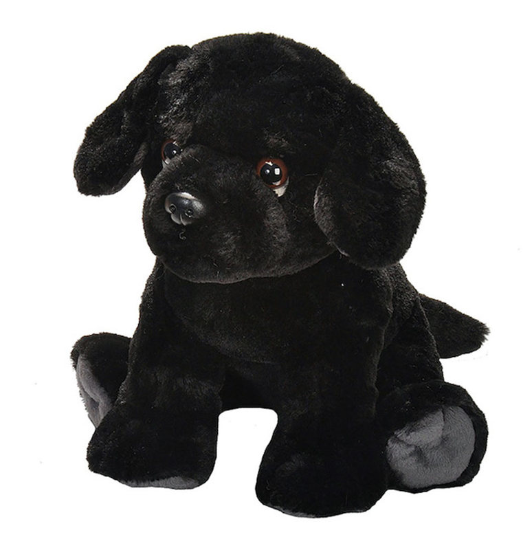 Black Labrador Dog stuffed toy 12"/30cm soft plush toy Pet