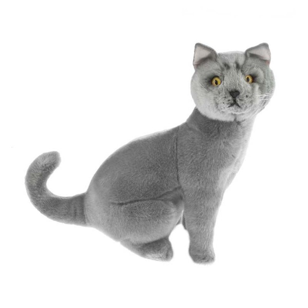 blue cat stuffed animal