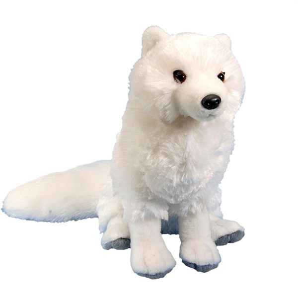 arctic fox cuddly toy