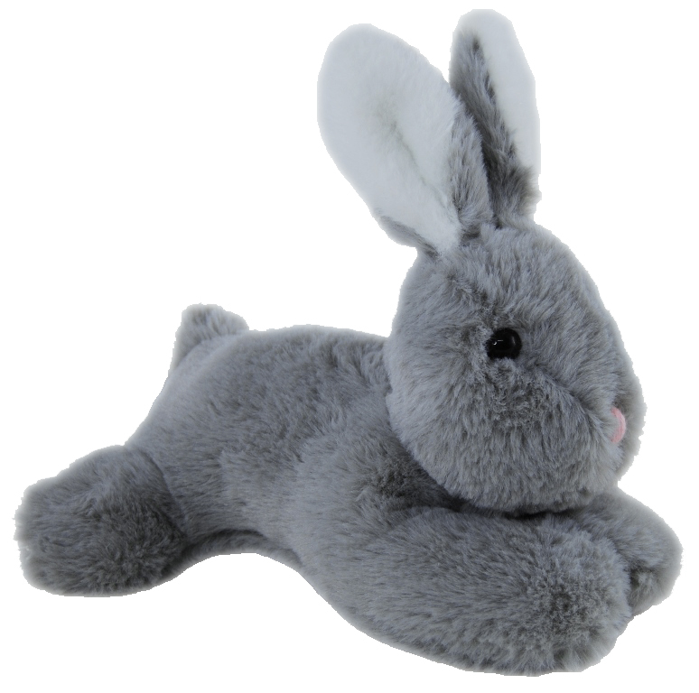 grey bunny plush