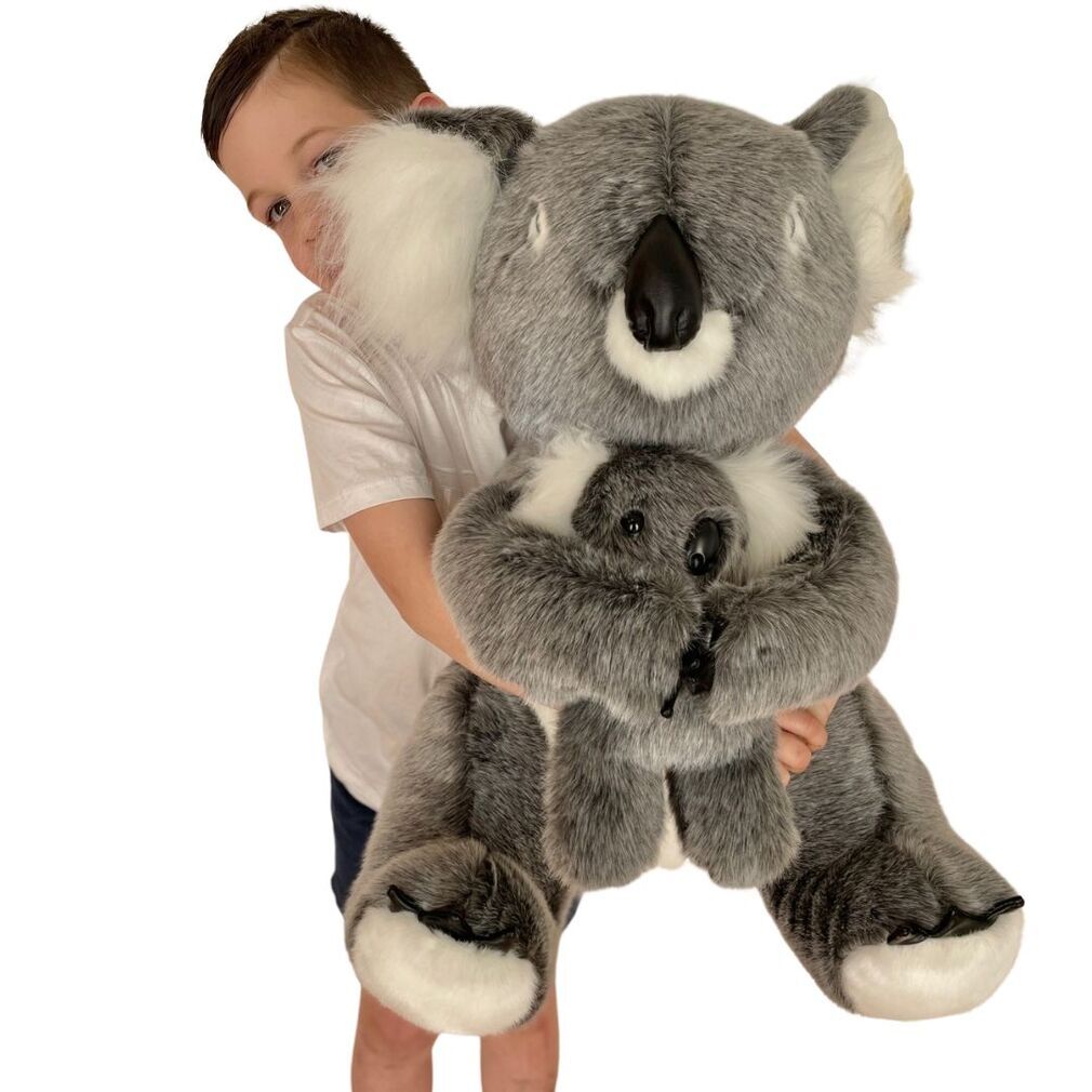 Australian Made Koala with Baby Soft Toy - Jumbo