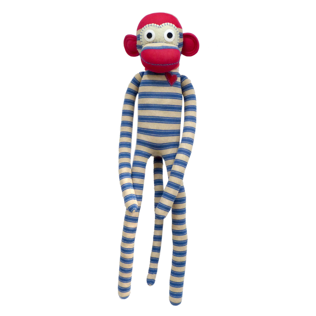 sock monkey stuffed animal
