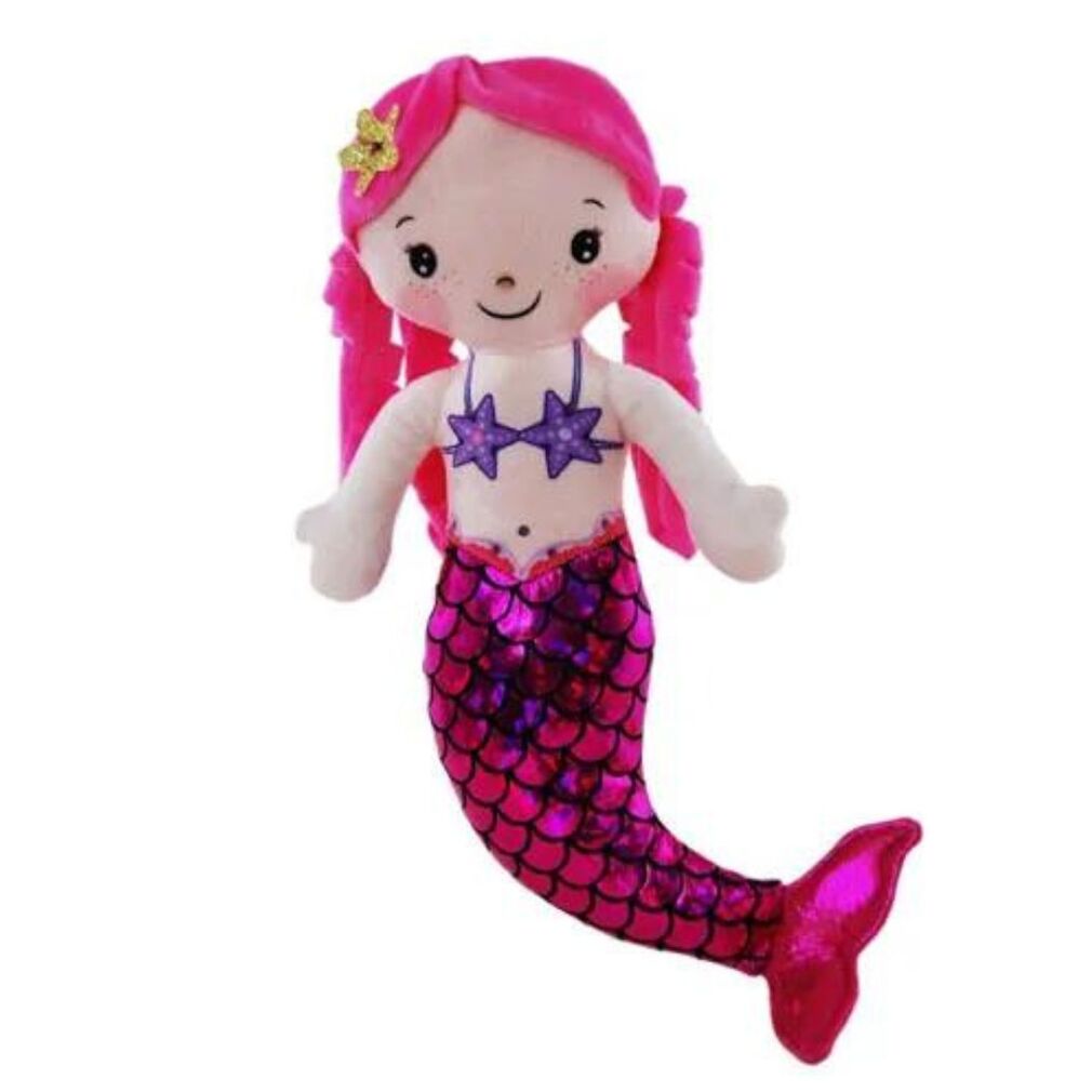Mermaid Doll Amphitrite Pink soft toy - Elka Australia