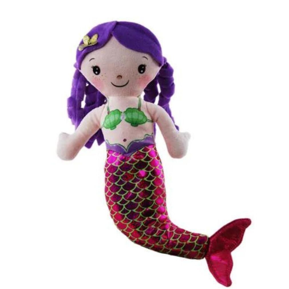 Mermaid Doll Amphitrite Purple soft toy - Elka Australia