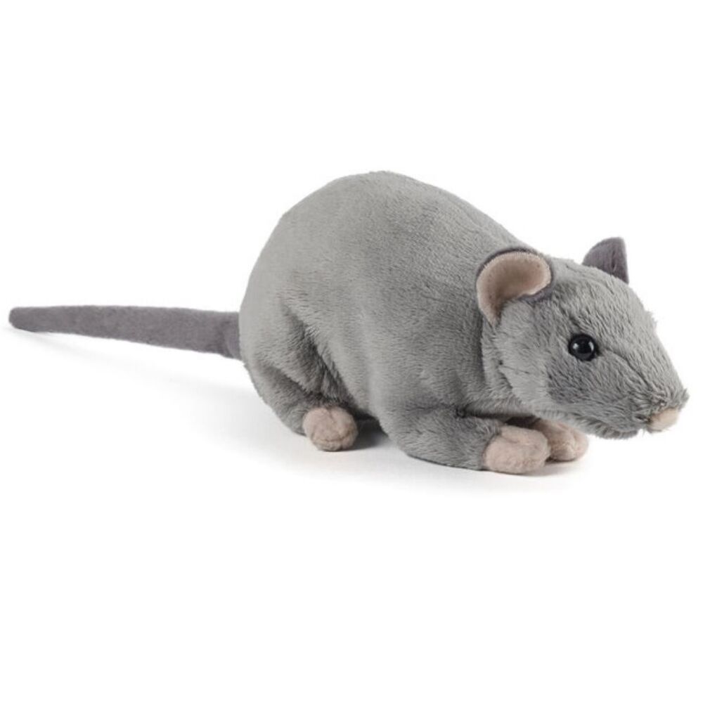 Rat with Squeak Plush Toy  - Living Nature