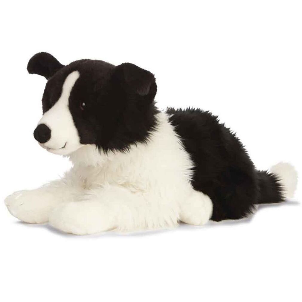 Giant Border Collie Dog Plush Toy  - Living Nature