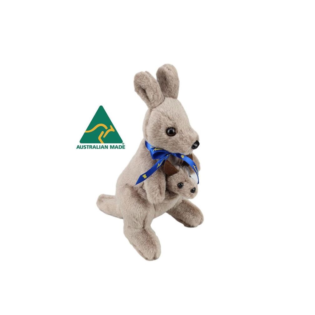 Kangaroo With Joey Australian Made - RealAus