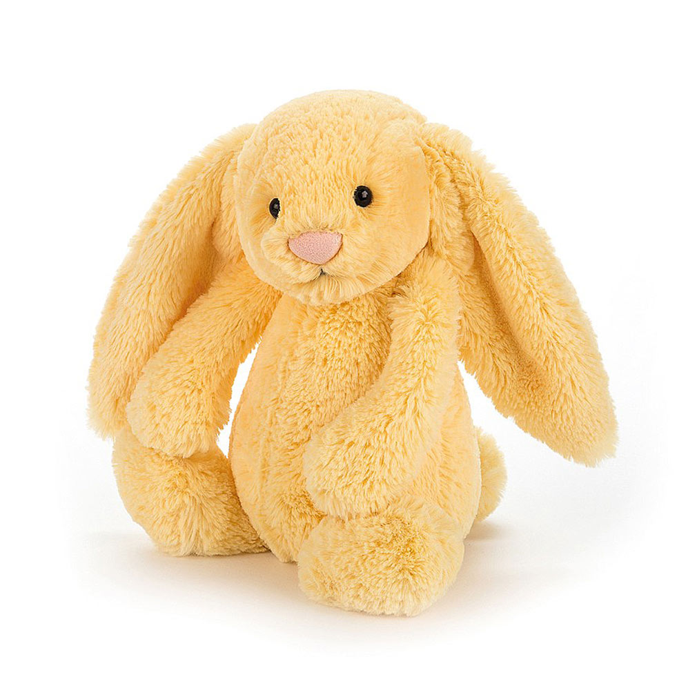 Jellycat Bashful Lemon Bunny Rabbit Medium soft plush toy 12