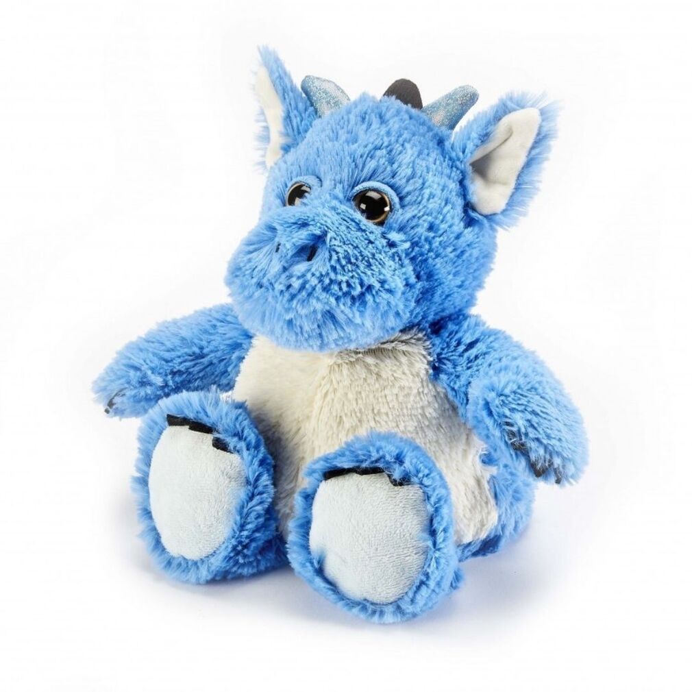 Blue Dragon Microwavable/Chiller Soft Toy - Cozy Plush