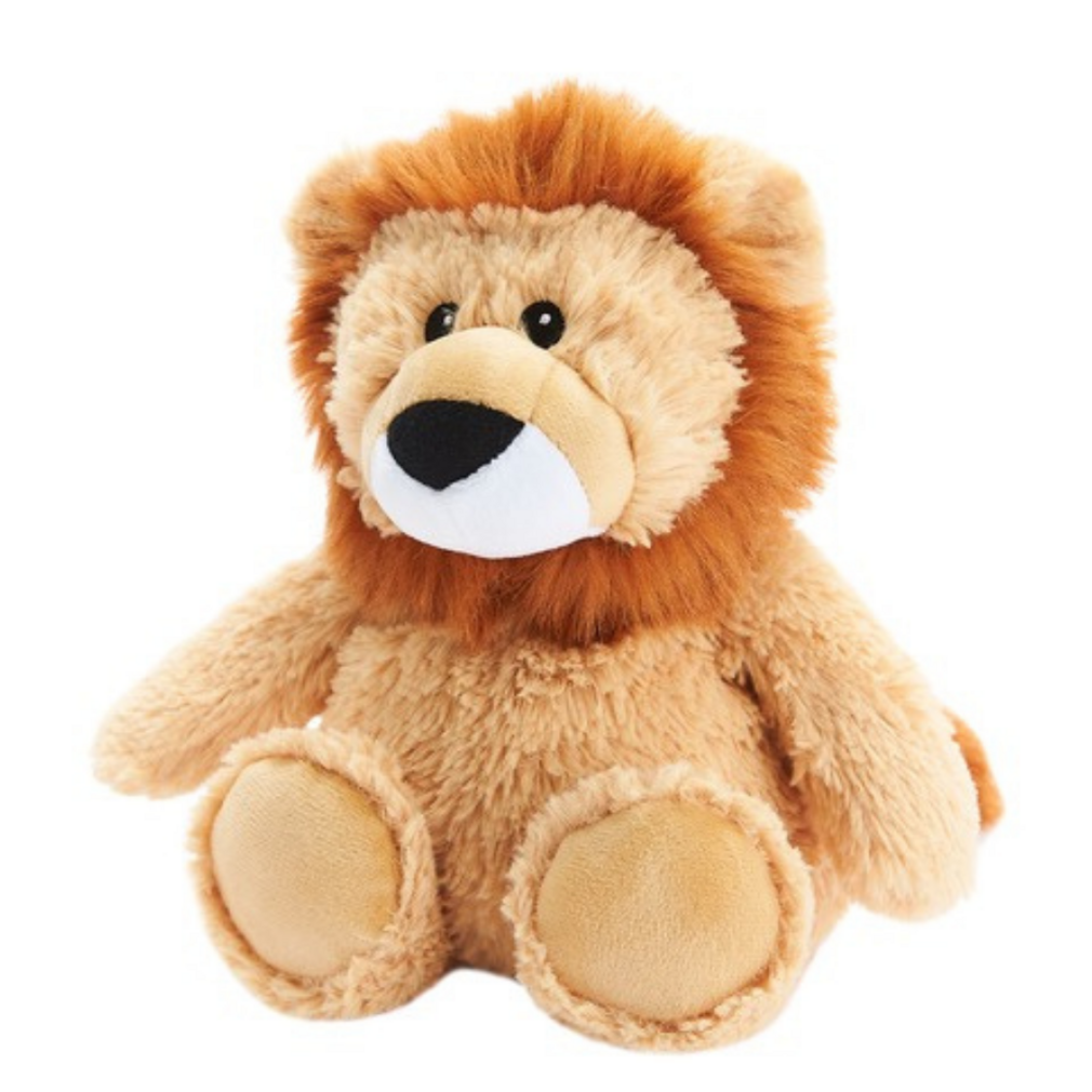Lion Microwaveable/Chiller Soft Toy - Cozy Plush