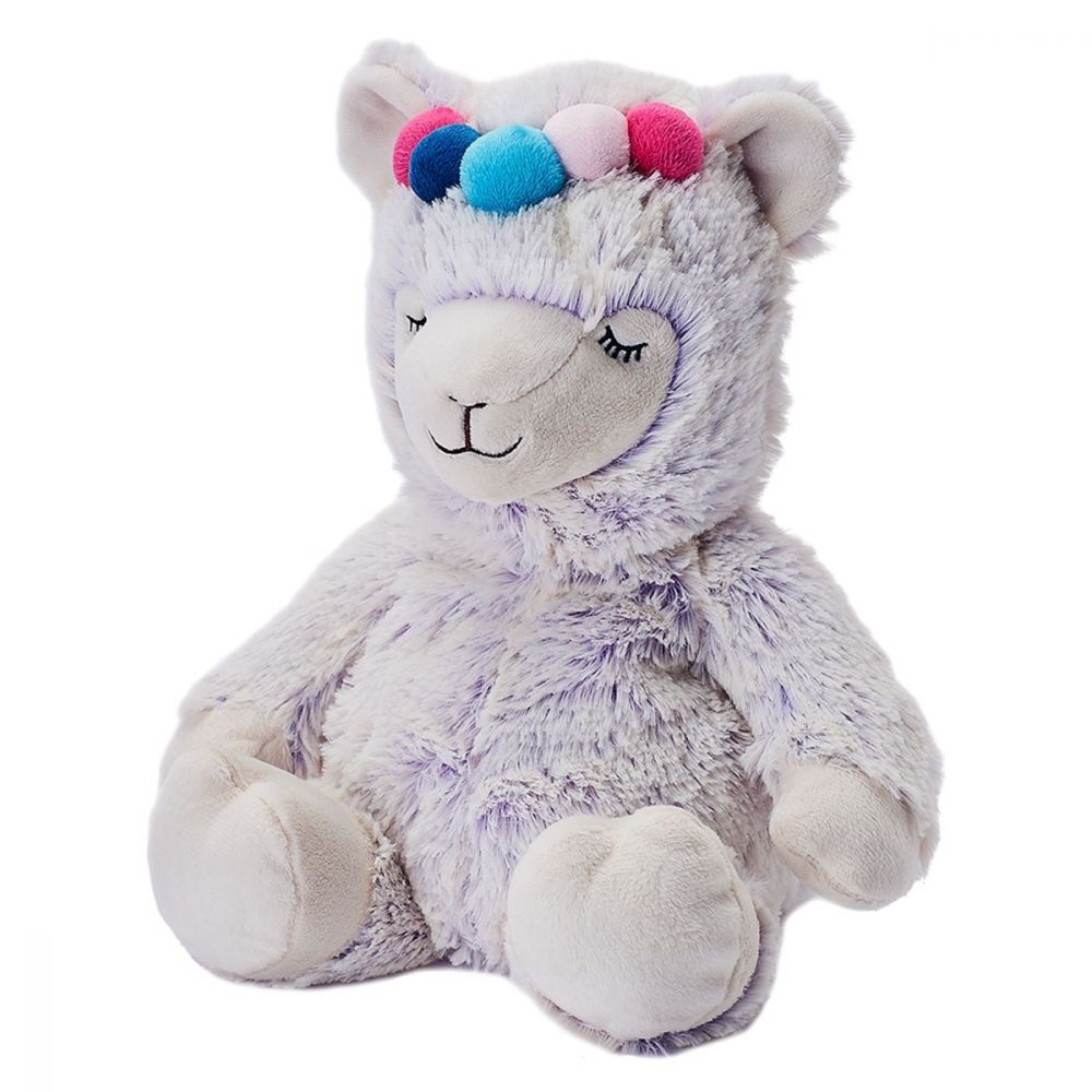 Marshmallow Llama Microwaveable/Chiller Soft Toy - Cozy Plush