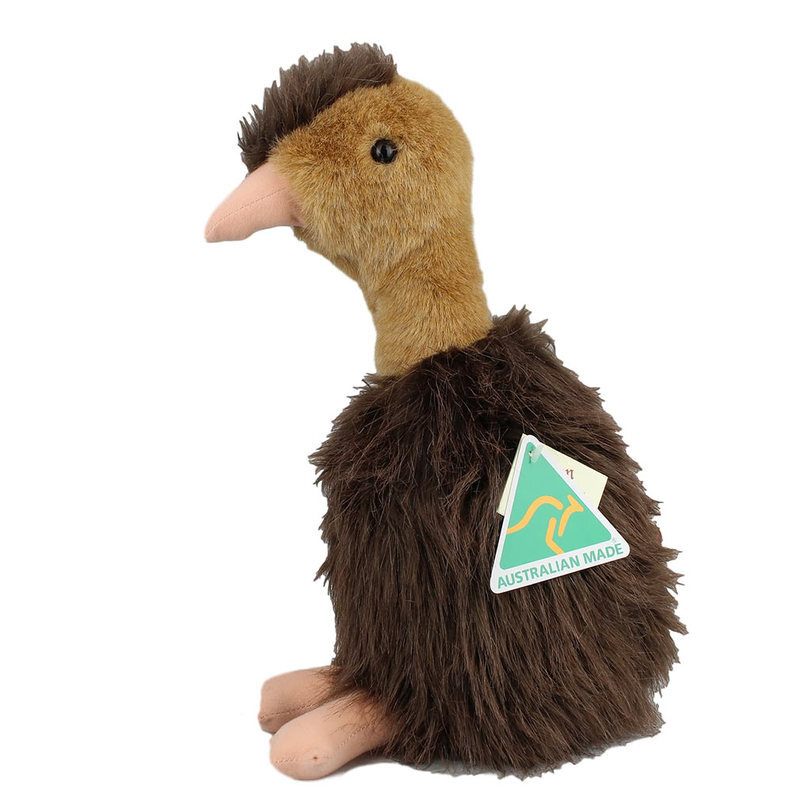 AUSTRALIAN MADE Large Emu Bird soft plush toy stuffed animal 15"/38cm NEW 