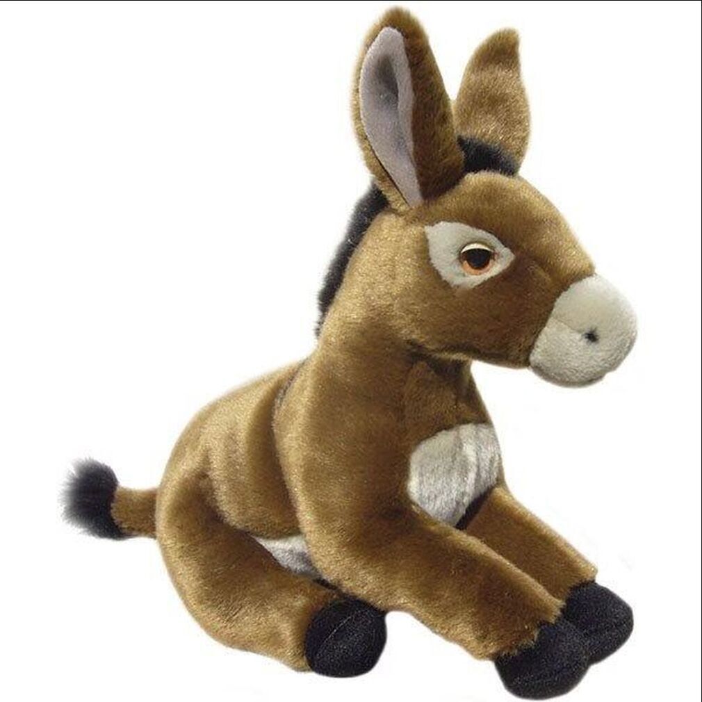 Brown Donkey Soft Toy