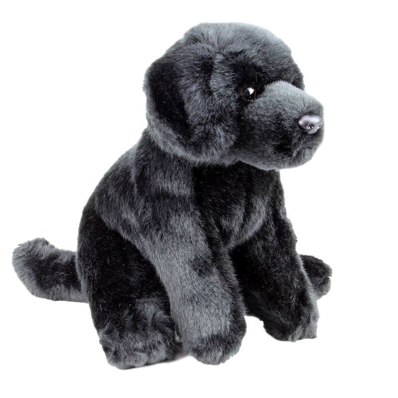 plush black dog