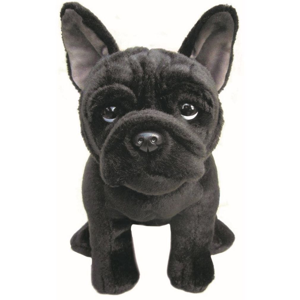 Black French Bulldog Plush Toy 12"/30cm Stuffed Animal
