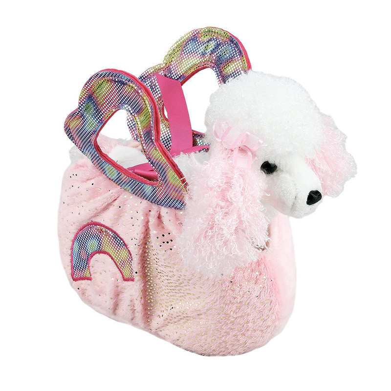 Poodle Dog Pink Rainbow Bag - Fancy Pals