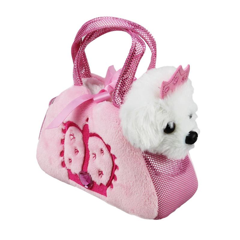 stuffed animal dog purse