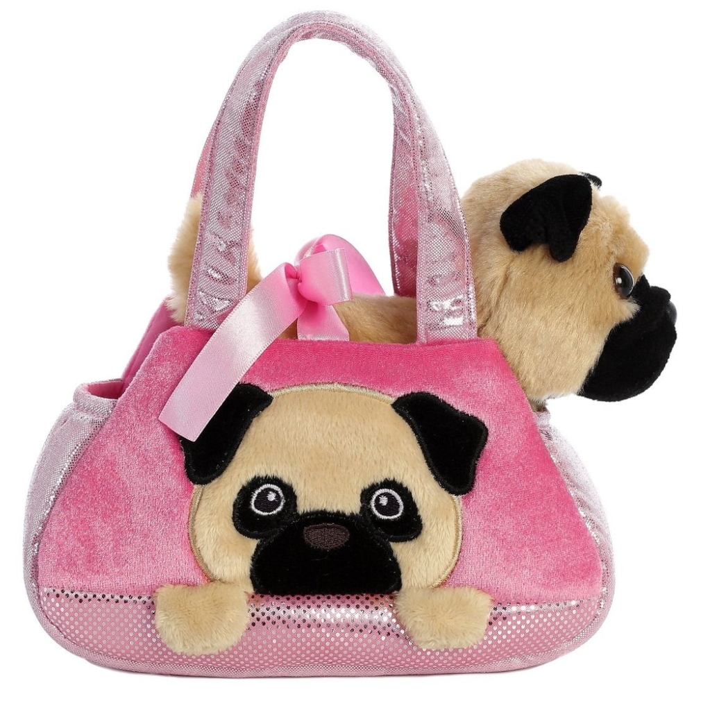Pug in Pink Pug Bag - Fancy Pals