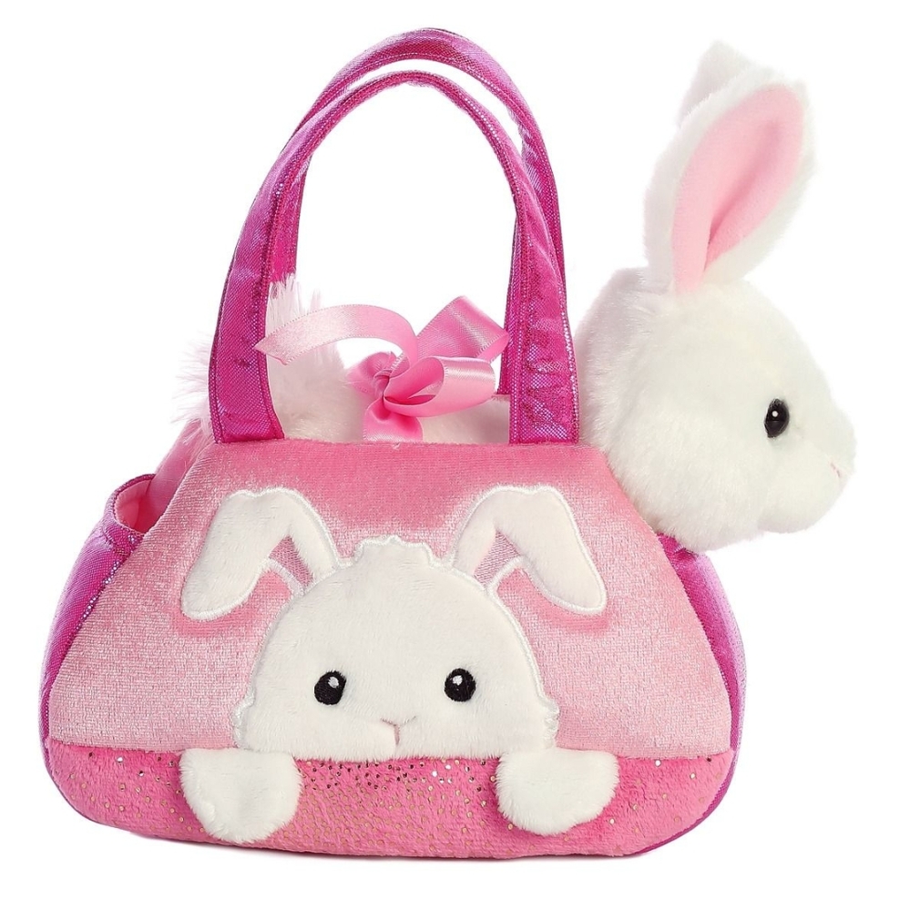 Whtie Bunny Pink Bag - Fancy Pals
