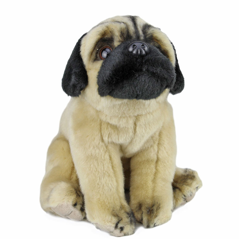 Pug Dog Fawn Plush Toy|30cm|stuffed animal|Faithful Friends Collectables