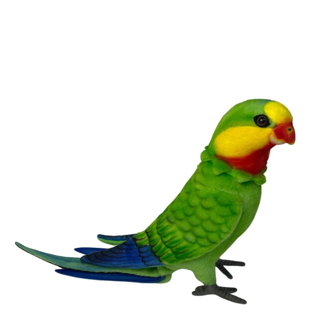Poseable Parrot Soft Toy - Hansa