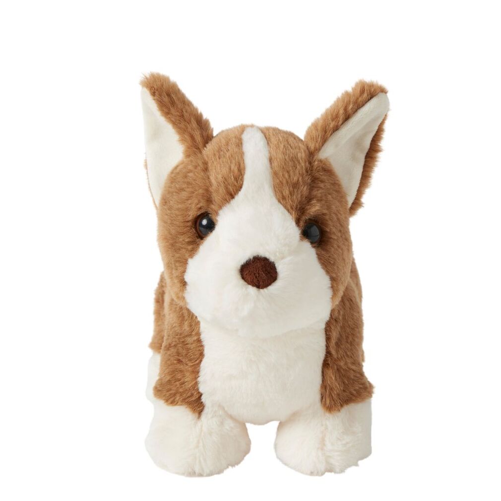 Jiggle and Giggle Luna the Corgi soft toy|30cm|baby safe soft plush toy