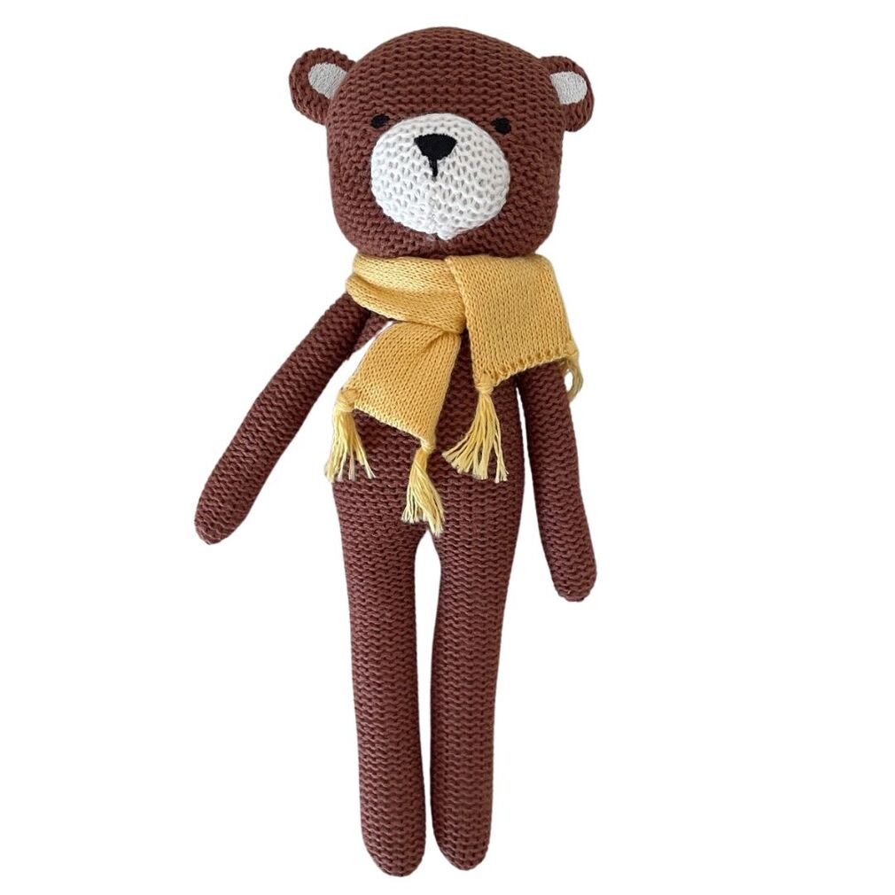 Knitted Large Bear Soft Toy - ES Kids