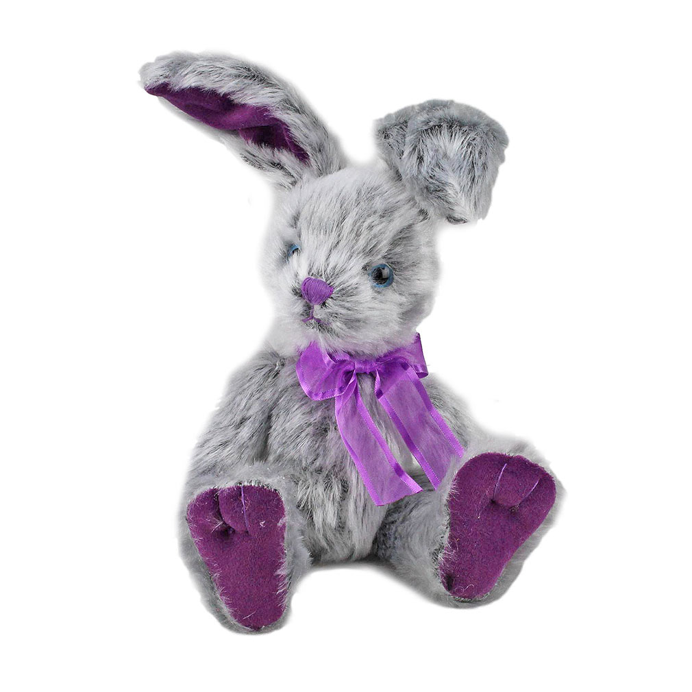 Bunny Rabbit Riley Purple Small Soft Plush Toy 9"/23cm Stuffed Animal