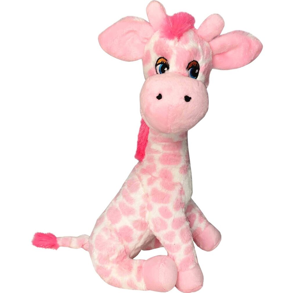 pink giraffe stuffed animal