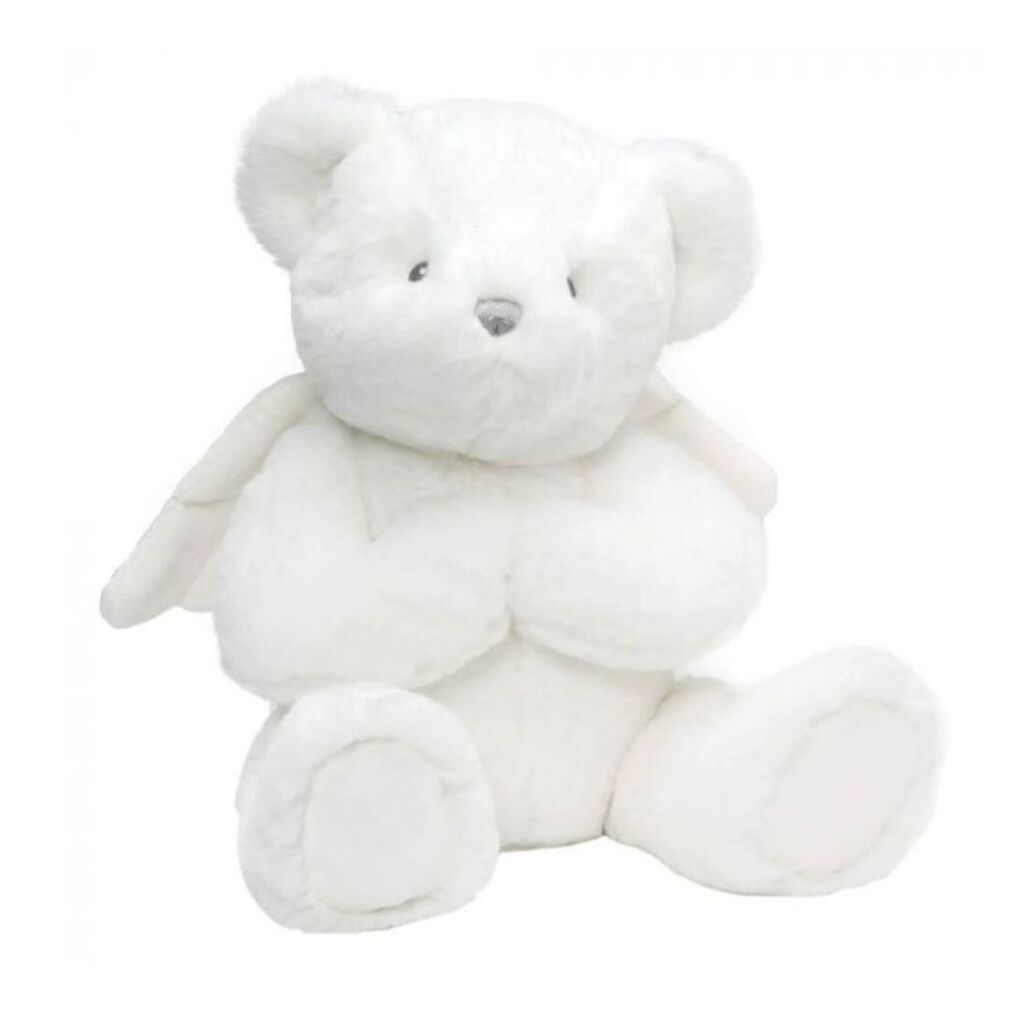 My Little Angel Teddy Bear White soft plush toy Medium stuffed
