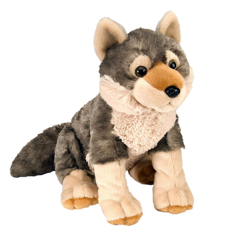 Plush by Aurora 50412 for sale online Destination Nation Wolf 30cm Cuddly Teddy Soft Toy 
