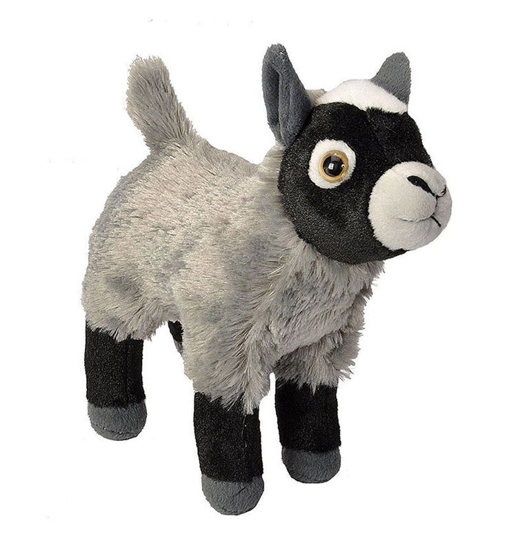 Grey Kid Baby Goat Mini Cuddlekins - Wild Republic