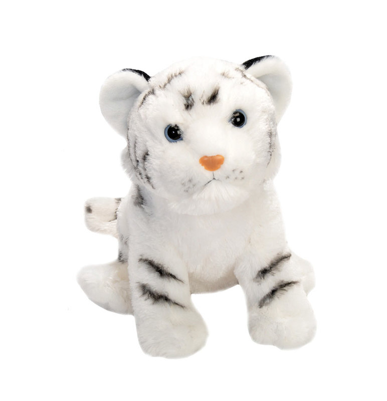 Wild Republic WHITE TIGER CUB 12" Plush Cuddlekins Sitting Stuffed Animal NEW 