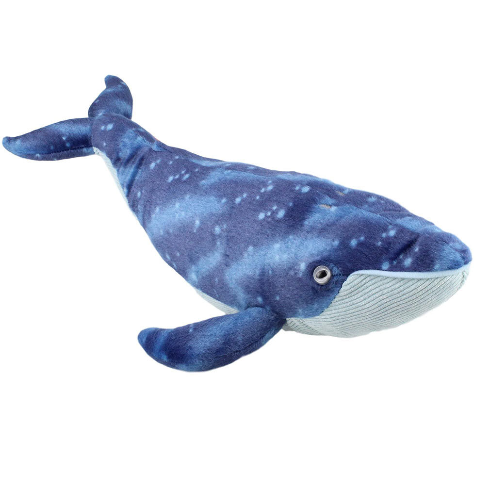 Whale Blue Soft Plush Toy Stuffed Animal 46cm Cuddlekins Wild Republic