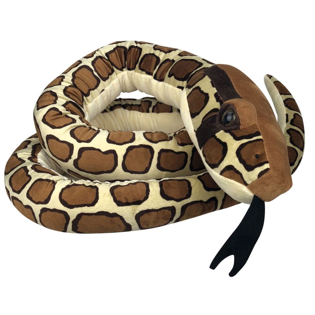 Jumbo Burmese Python Snake Soft Toy By